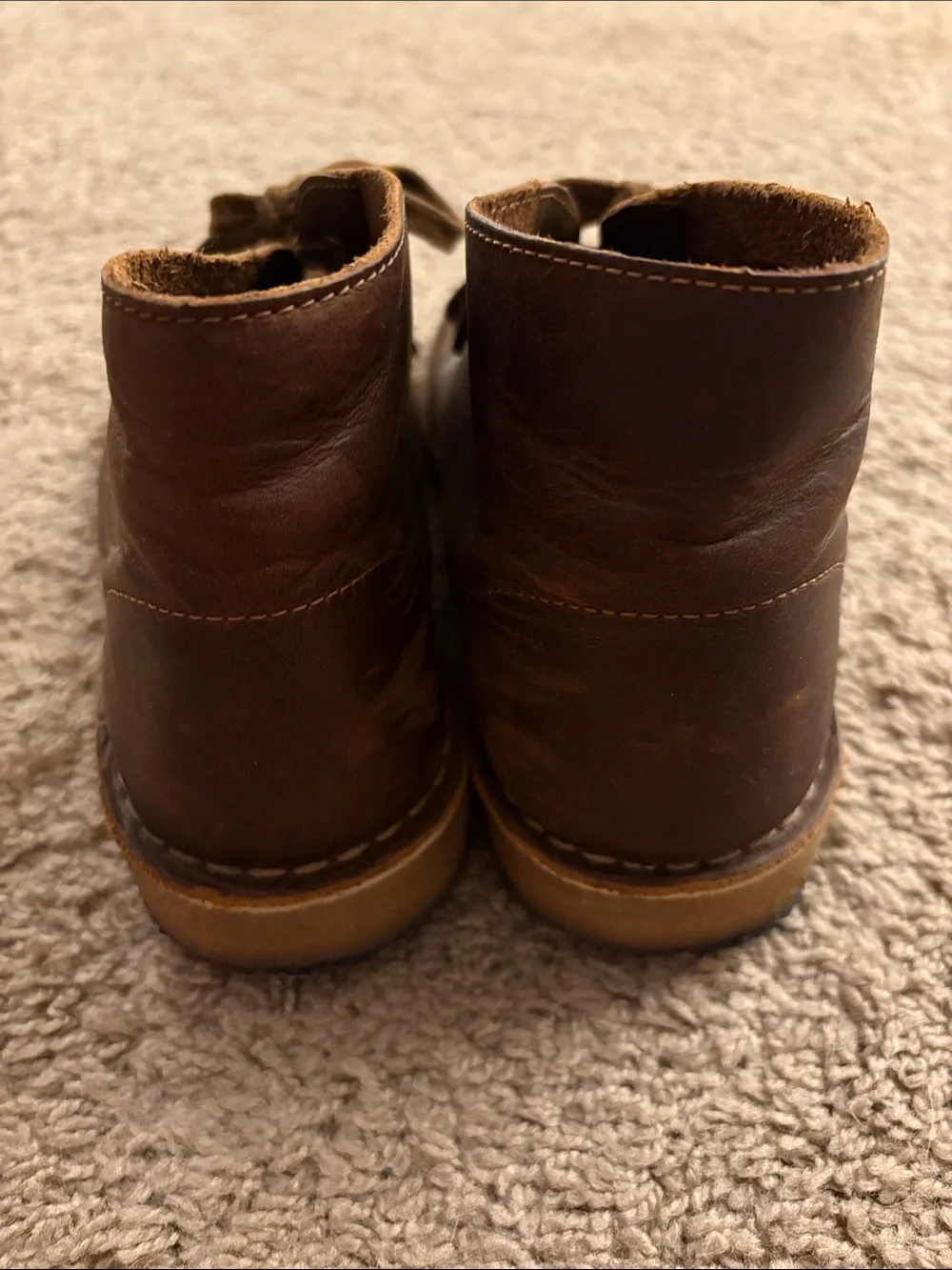 Clarks Women's Brown Leather Ankle Booties